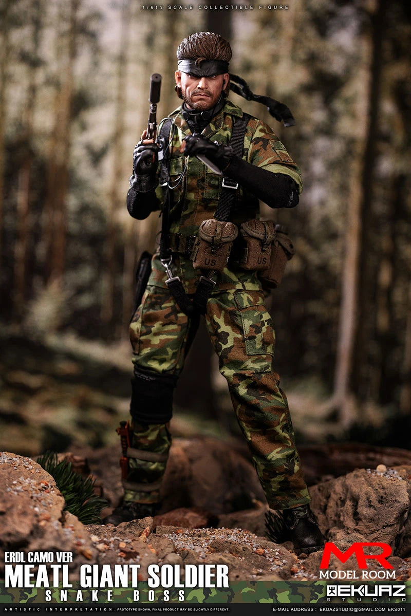 2025 Q2 EKUAZ STUDIO EKS010 EKS011 1/6 Snake Boss Action Figure 12'' Male Soldier Figurine Full Set Collectible Model Toy