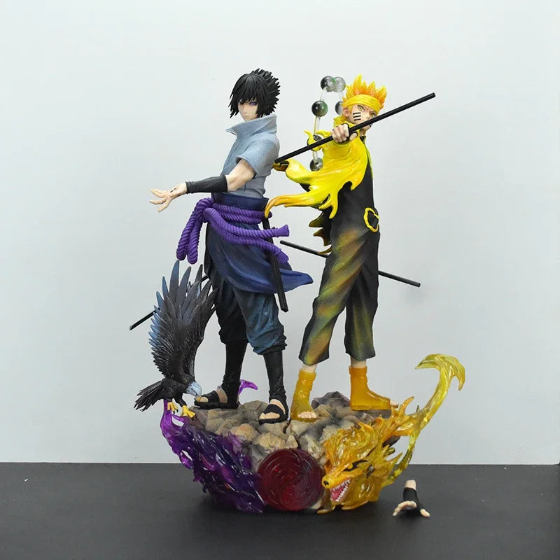 Anime Naruto Hyuga Hinata Uchiha Sasuke Uchiha Madara Kyuubi Susanoo Actionfiguren PVC-Sammlung Modell Peripheriespielzeug Geschenke