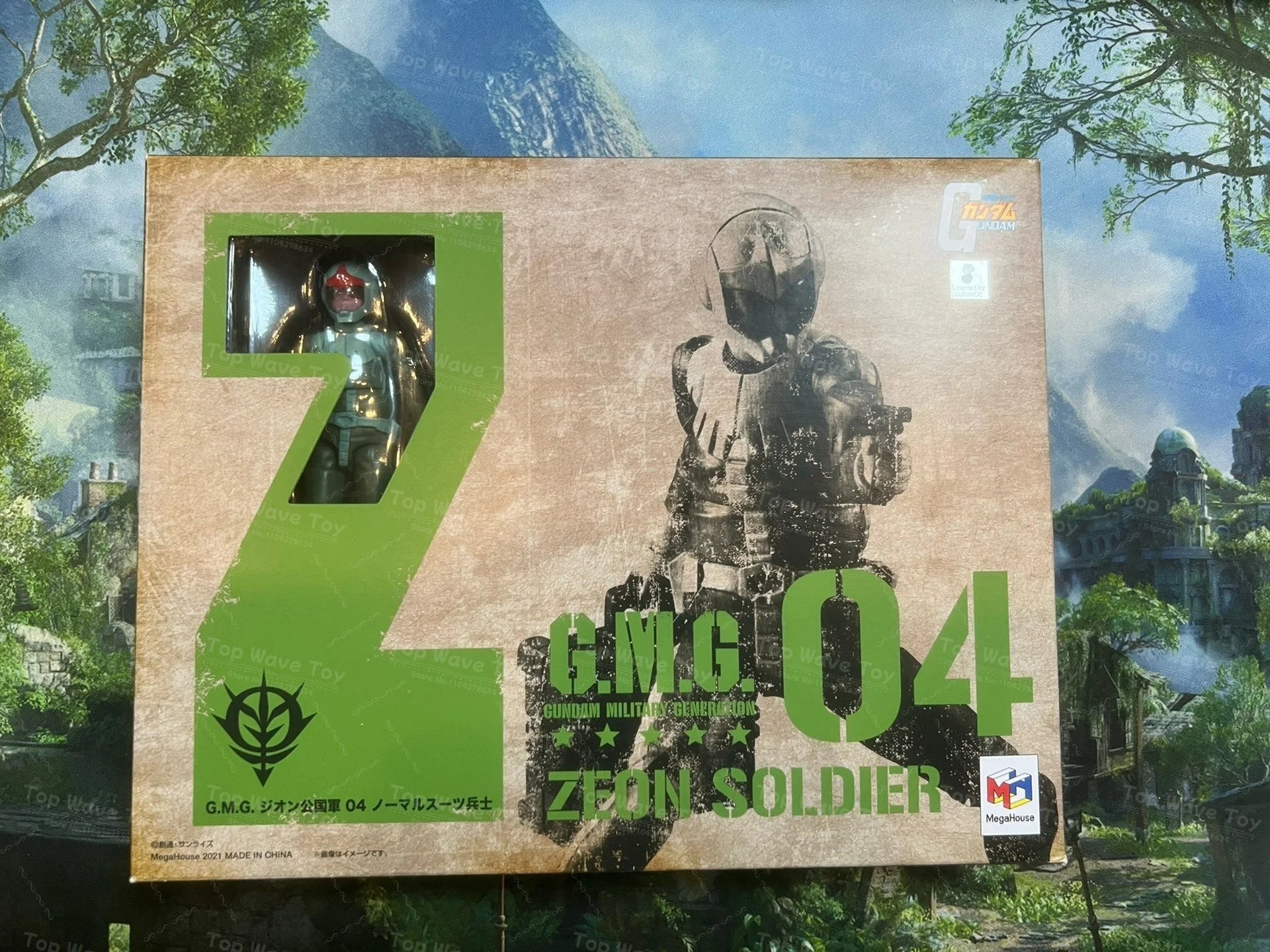 NEW STOCK ORIGINAL MOBILE SUIT MODEL MEGAHOUSE MH GMG MILITARY GENERATION ZEON SOLDIER ANIME MODEL ACTION FIGURES CHRISTMAS GIFT