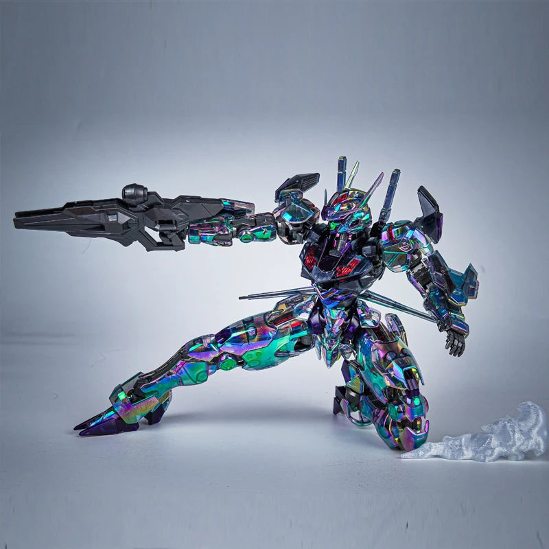New Fm Laser Iridescent Aerial Assembly Model Kit Laser Cool Action Figures Desktop Ornament Boy Surprise Gift Collectible Toys