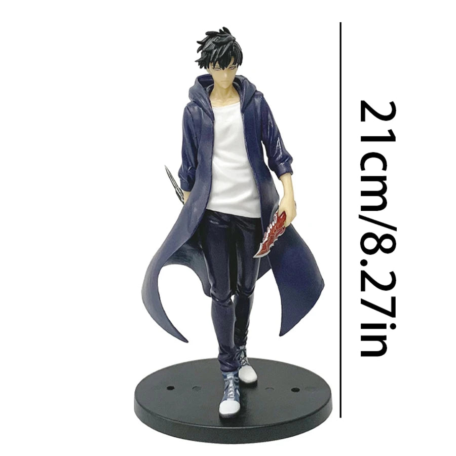17cm/6.69in Solo Leveling Anime Figure Shadow Legion Ant King Bell Action Figure Sung Jinwoo Figurine PVC Collection Model Toys