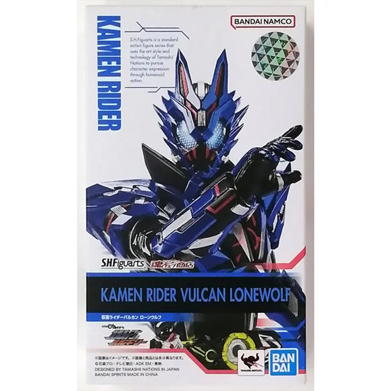 Original Genuine Bandai Anime Kamen Rider Vulcan Lone Wolf S.H.Figuarts Model Toys Action Figure Gift Collectible Ornaments Kids