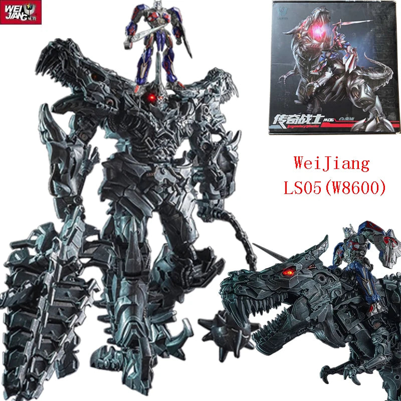 Transformation Toys Robot Weijiang Dinosaur W8600 BMB Grimlock LS05 Deformation Action Figurine