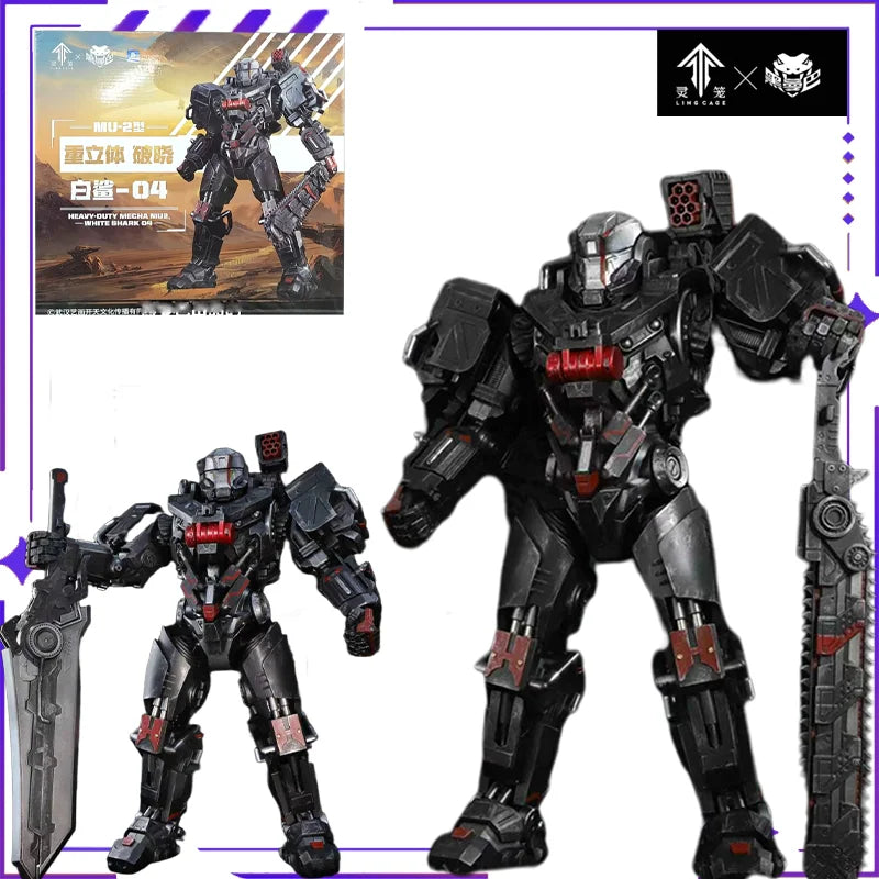 Spot Black Mamba LingCage Original Mark Heavy Stereoscopic Dawn Genuine Creation Mech Finished Product Mobile Model Handmade Toy