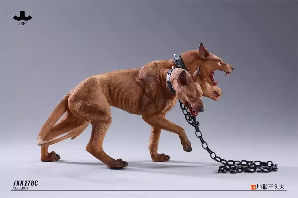 22*11*13.5cm JXK JXK278 Bull2.0 Hell Three Headed Dog Animal Model 1/6 Scence Accessories Fierce Dog For 12" Action Figure Dolls