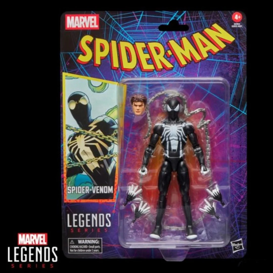 Marvel Legends Retro Spider-Man 2099 Hypno-Hustler 6-Inch Action Figure Collectible Toy Model Kit Doll Fans Gifts