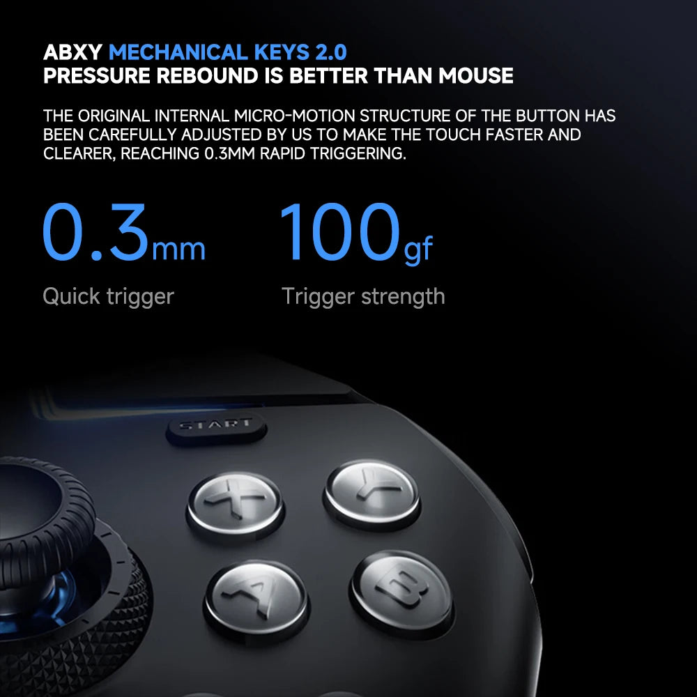 Flydigi Vader 4 Pro Bluetooth Wireless Gamepad,Force Switchable Trigger,Athletic Elite Game Controller For PC/NS/TV/Mobile Games