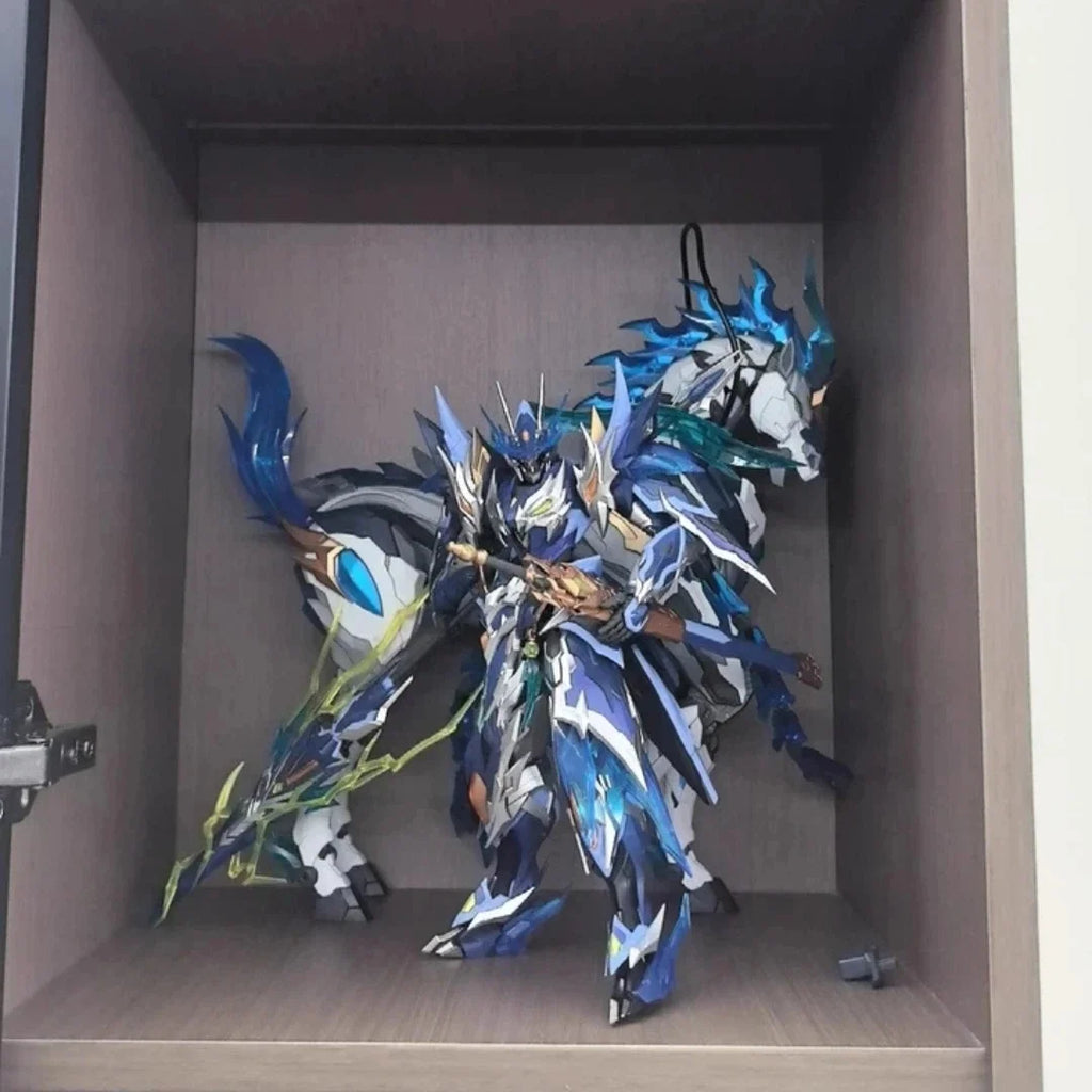 New Motor Nuclear Zhao Yun Ultra-Mobile Guochuang Assembled Mecha Model With Mount Alloy Skeleton Highly Playable Collection