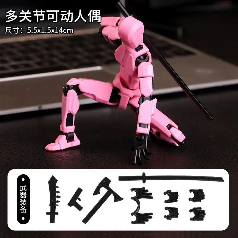 2025 Multi-jointed Action Figure 3d Printed Animation Modeling Assembly Movable 13 Body Movable Robot Toys Gifts For Children