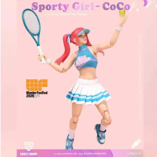 Pre-sale CFTOYS 1/12 US WF26 Exhibition Sports Girl Keke Articulated Action Figure Collectible Ornament Q1 2027