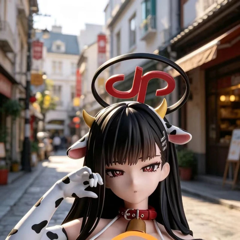 In Stock New Blue Archive 22cm PVC Action Figure Tsukatsuki Rio Milk Girl Chinese Anime Toy Collectible