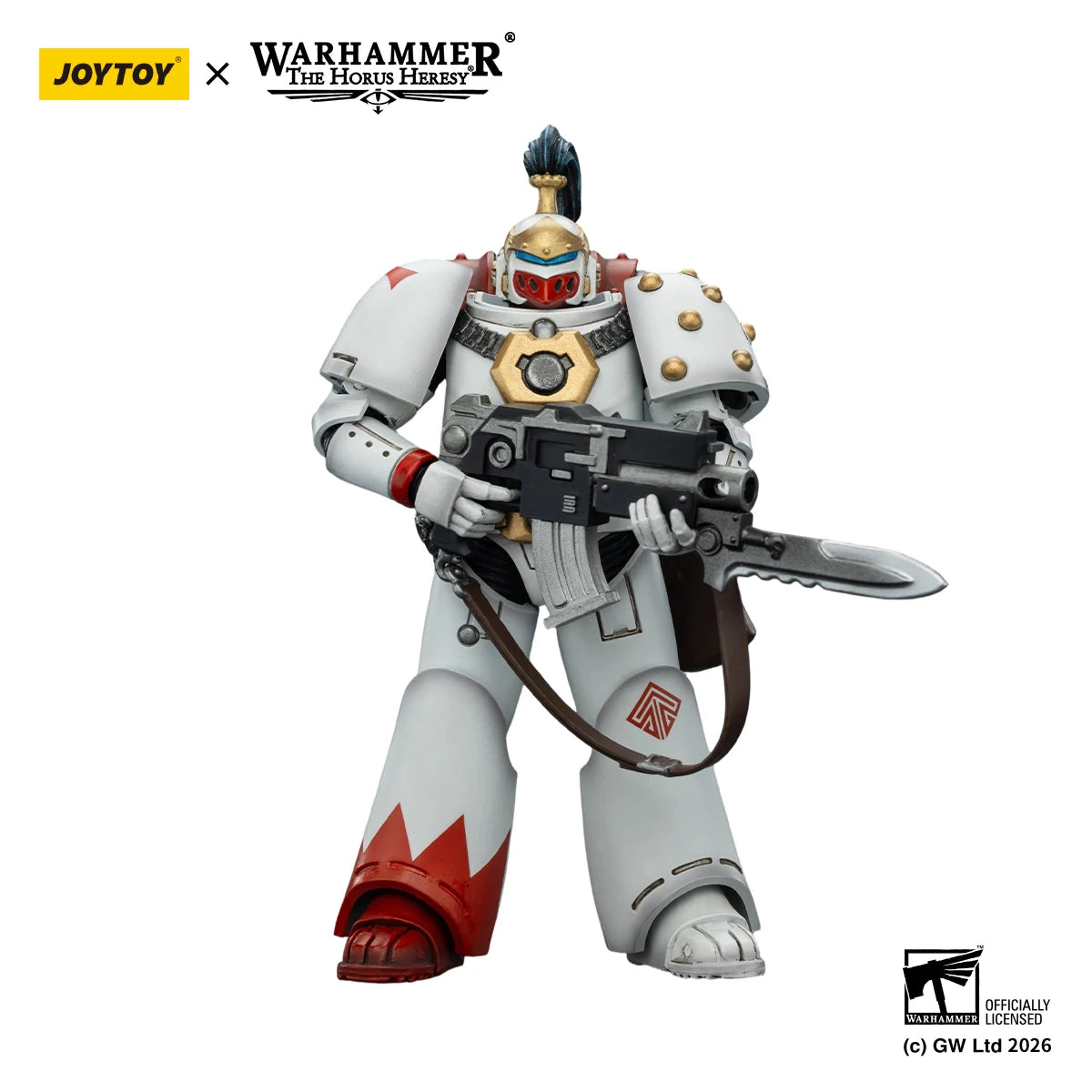 [Pre Order]JOYTOY Warhammer 40K 1/18 Action Figures White Scars MKIll Tactical Legionary MKVI Tactical Legionary