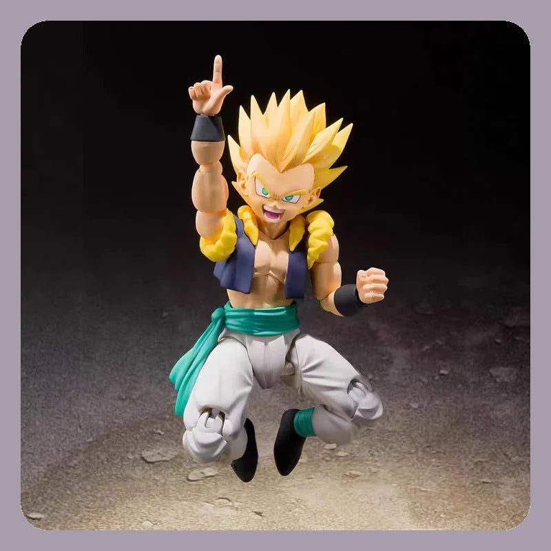 Super Saiyan Gotenks Dragon Ball Anime Articulated Figure Model Statue Collection Desktop Decoration Toy Gift for Fans