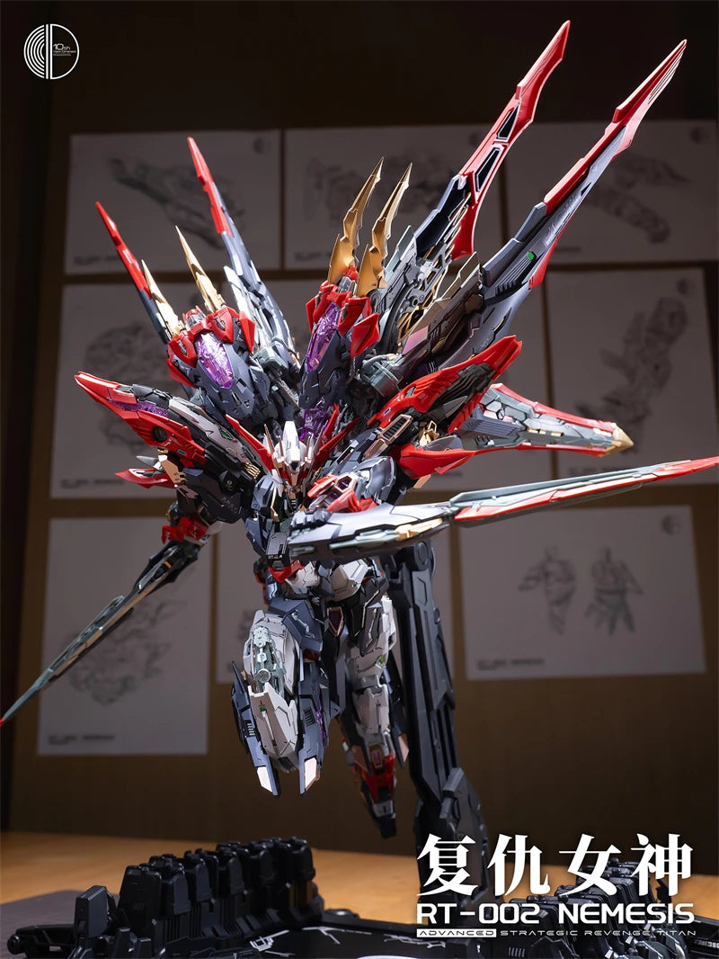 In-Stock 1/100 Infinite Dimension In Rt-002 Nemesis Advanced Strategic Revenge Titan 10th Action Model Figure  Assembly Toy Gift