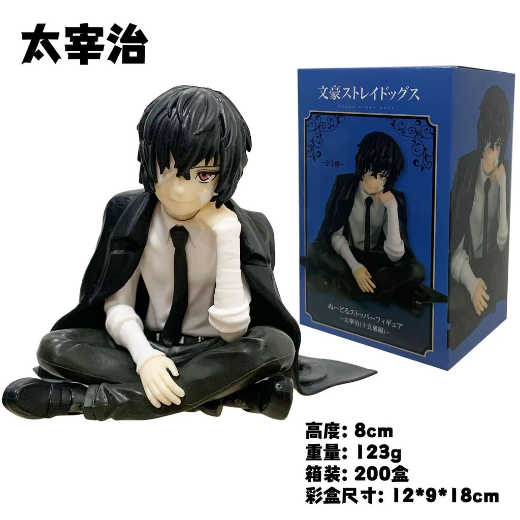 12CM Bungo Stray Dogs dazai osamu Figure 15 years old Noodle Stopper Figure Model Toy Gift Collection Action Figure PVC