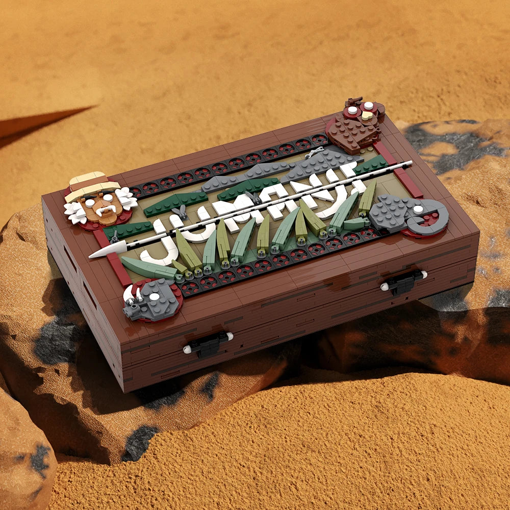 1887PCS MOC-150821 Джуманджи, настолна игра, строителни блокове, класически приключенски настолни стратегически игри, тухлички, направи си сам, креативни играчки, детски подаръци