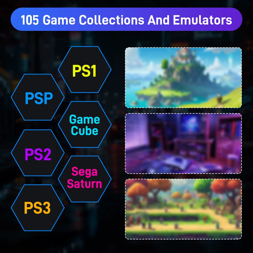 Retrobat Games Download Resources With 110000+ Retro Games&105 Emulator For N64/PS3/PS2/PS1/Game Cube/MAME/NES For Win PC/Laptop