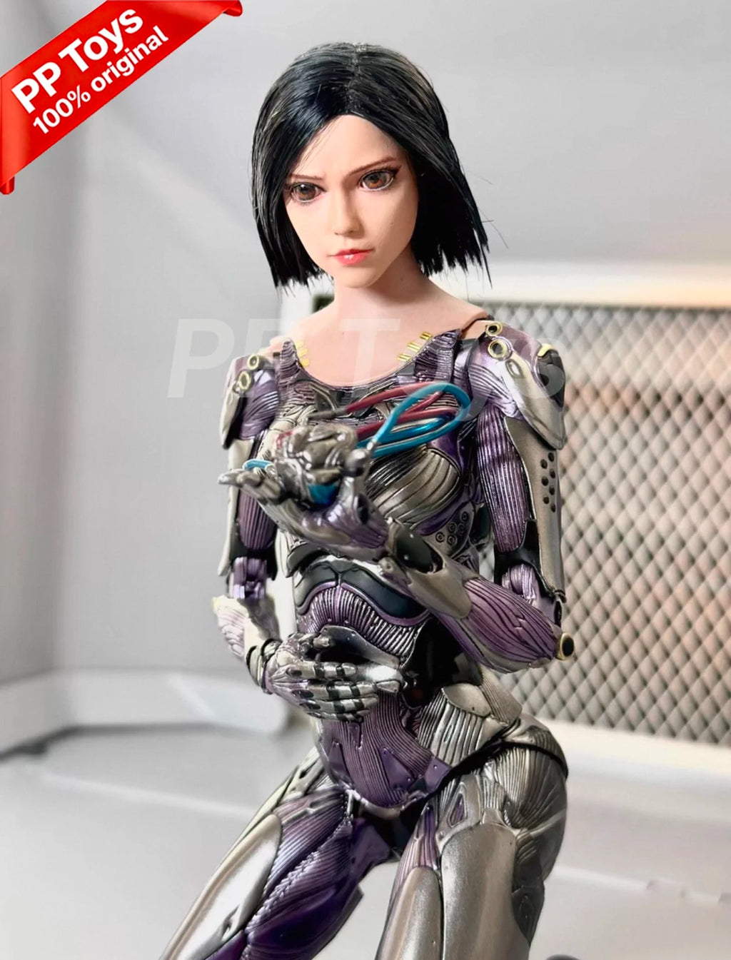 HT HOTTOYS-Anime Action Figure, Collection Toy Model, Hobbies Gift, Battle Angel, Alita, Gunmen, 1/6, MMS520, in Stock
