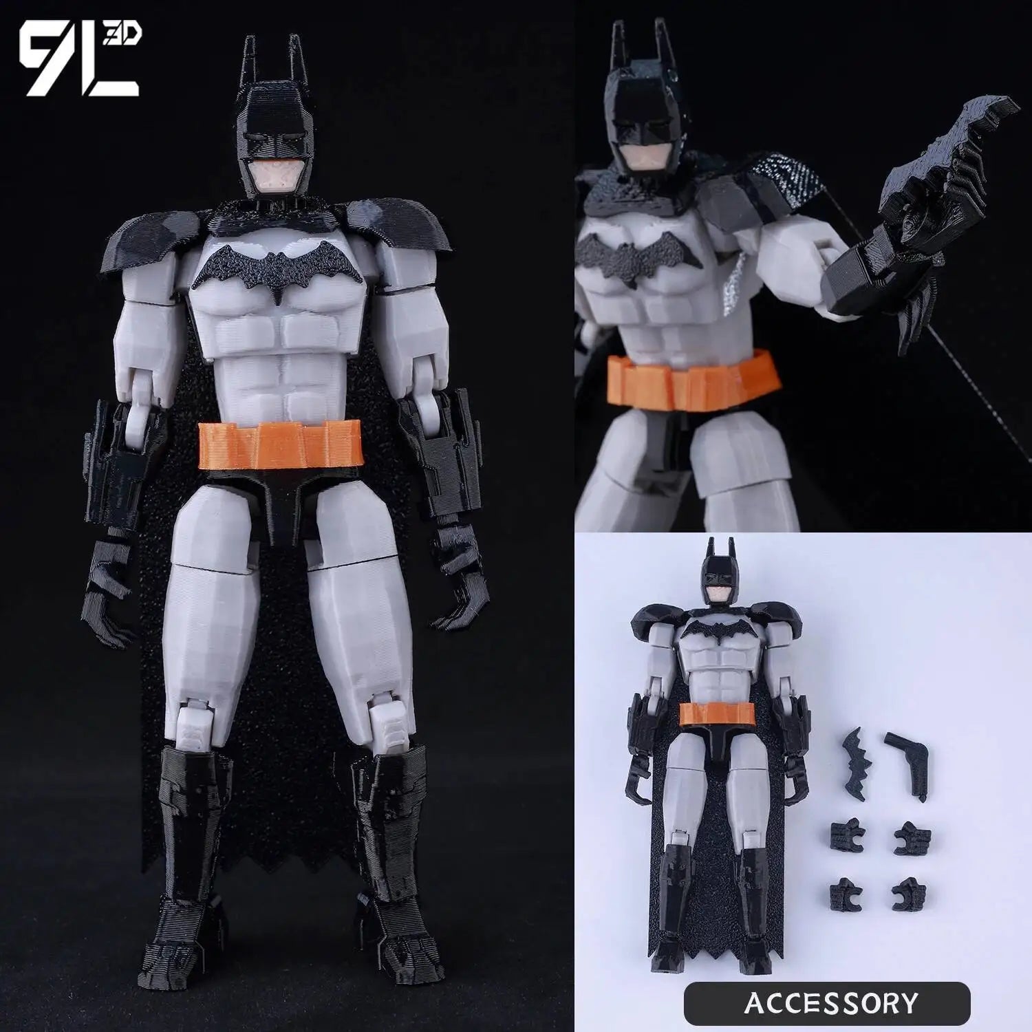 9L3D Superman Invincible Boy Batman Action Figure LUCKY13 Multi-Jointed Poseable T13 Titan13 Hero Model Dummy13 Collectible Toys