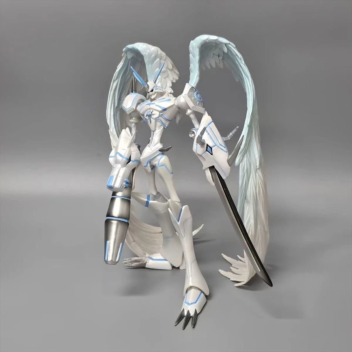 20cm/7.87inch Digimon Adventure Omegamon Merciful Mode Figure Digimon Action Figures Pvc Statue Collection Model Toys Gifts