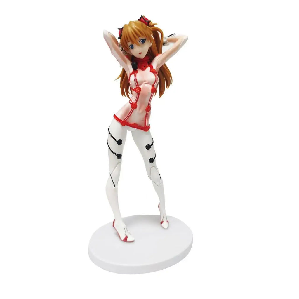 New Century Evangelion Anime Accessories Mech Asuka GK Handmade Pretty Girl Statue Trendy Play Gift High Quality