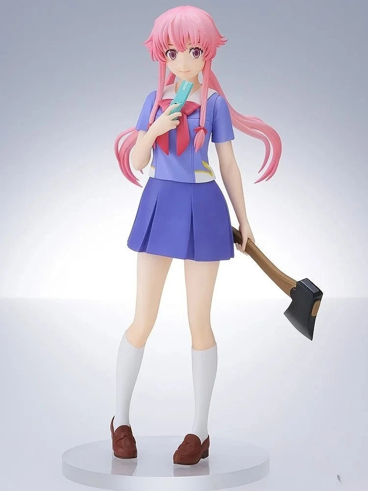 Original Gsc Pop Up Parade 17cm Mirai Nikki Gasai Yuno Ordinary Version Special Version Anime Figure Desktop Toy Model