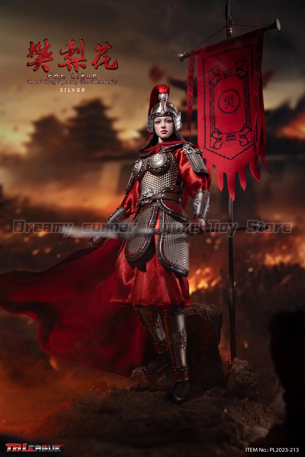 【In Stock】Original TBLeague PL2023-213 Fan Lihua Grand Tang Dynasty She Comander 1/6 Action Figure Collection Model Ornament