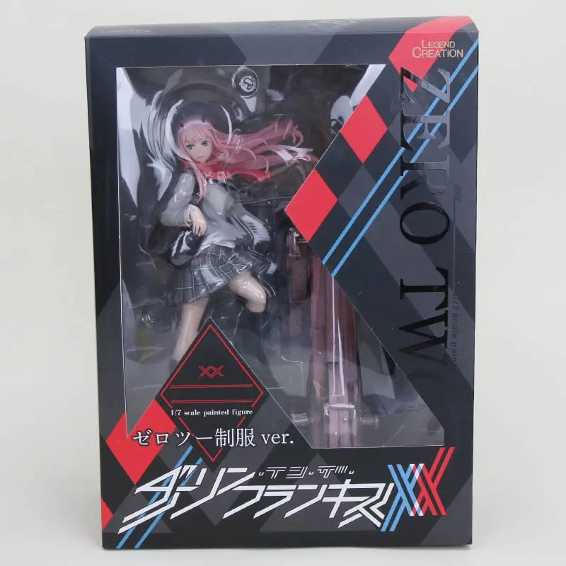 28cm DARLING in the FRANXX Zero Two 02 Sexy Anime Girl Figure Zero Two For My Darling Wedding Action Figure Collectible Doll Toy