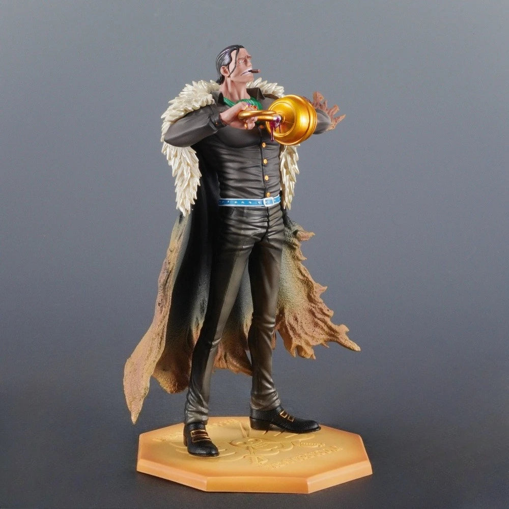 29 см/11,42 инча Аниме One Piece фигурка сър крокодил екшън фигурки PVC статуя настолен орнамент колекция модел играчки подаръци