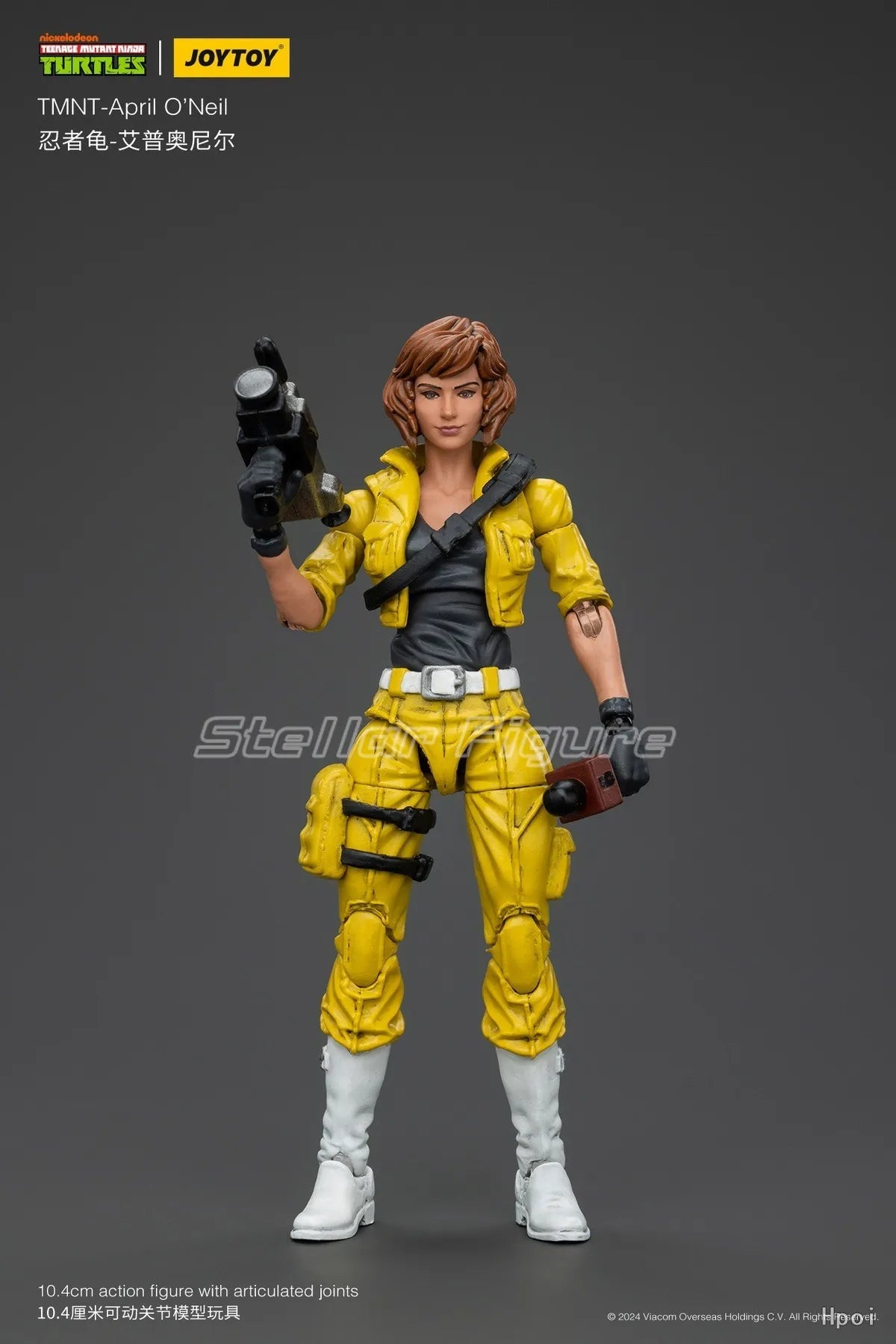 【SF】JOYTOY 1/18 Action Figure TMNT-April O Neil Model Gifts Collection Ornaments