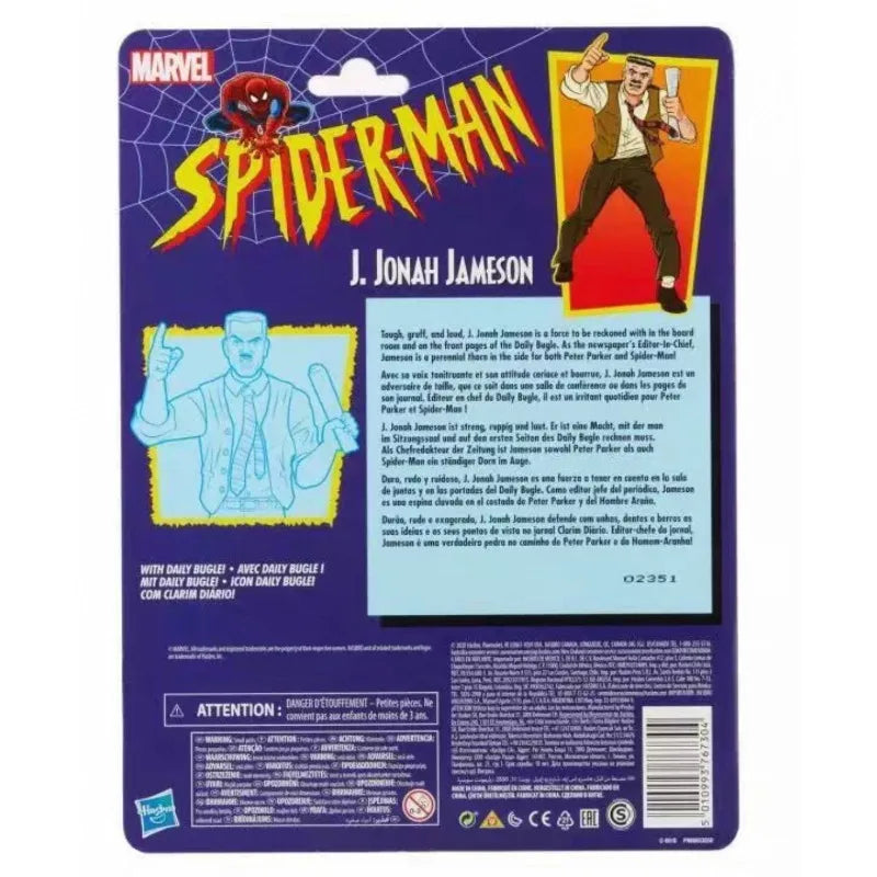 New Original Hasbro Marvel Legends Series J. Jonah Jameson (Spider-Man) Action Figures Toys Collection Models