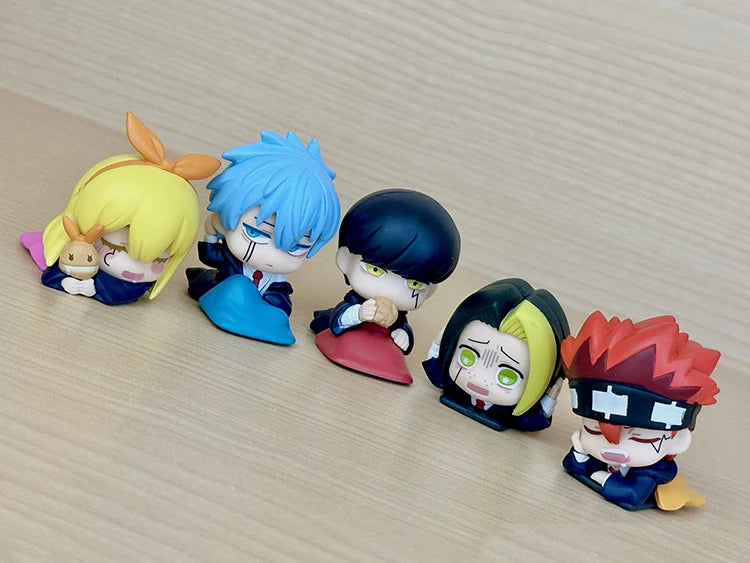 5PCS/Set Anime Mashle: Magic and Muscles PVC Model Doll Lance Crown Barrett Lemon Irvine Mash Burnedead Figure Toy