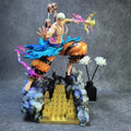 JT One Piece Anime Figur 28 cm Thor Enel Gk Manga Statue Actionfigur Modell Spielzeugpuppe Sammlerornamente Geschenke