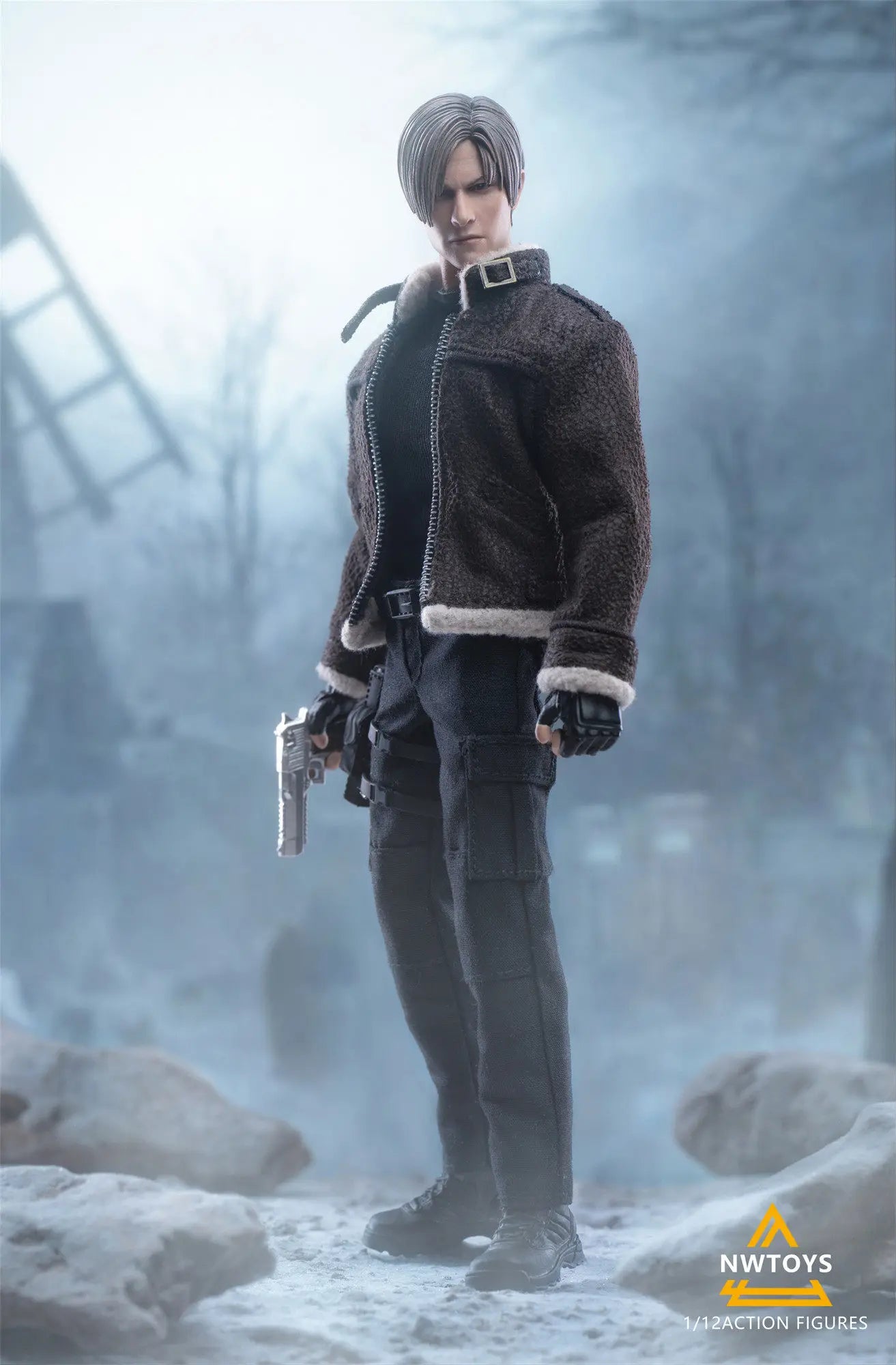 Nw Toys Original 1 \ 12 Action Figure Series Leon Scott Kennedy Action Figure Model Toys Movable Model Ornaments Gifts Fo Boys