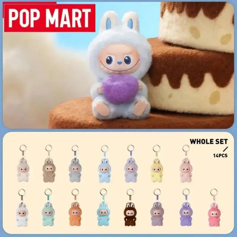 POP MART Labubu The Monsters Pin for Love Series Винилова плюшена висулка Истинска кутия за сляпо играчка за настолна украса Аниме фигурка