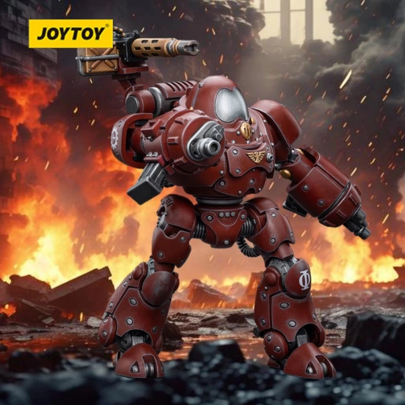 JOYTOY Warhammer 40K Adeptus Mechanicus Kastelan Robot With Heavy Phosphor Blaster Action Figures Collection Doll Original Toys