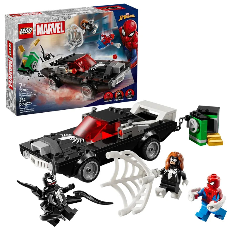 LEGO Building Blocks Superhero Series 76307 Iron Man Mech Battle Ultron Boys Assemble Puzzle Toy Gift