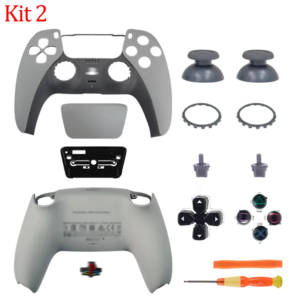 For PS5 Controller Limited 30th Anniversary Housing Case BDM-010/020/030/040/050 Replace Front Back Cover Touchpad Color Buttons