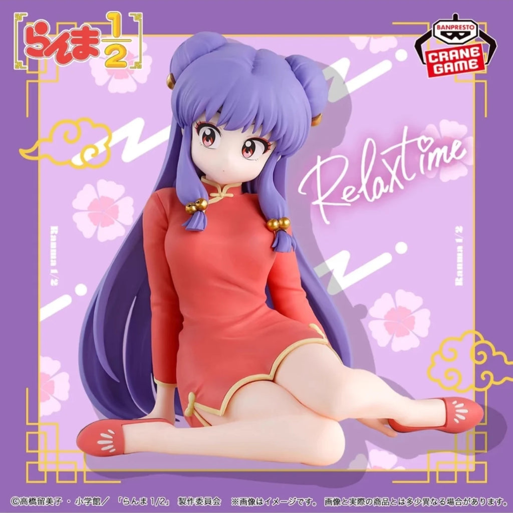 Original 13-18cm Ranma Nibun-No-Ichi  1/2 Ranma Tendou Akane Shampoo Animation Anime Figure Model Desktop Decoration Toys