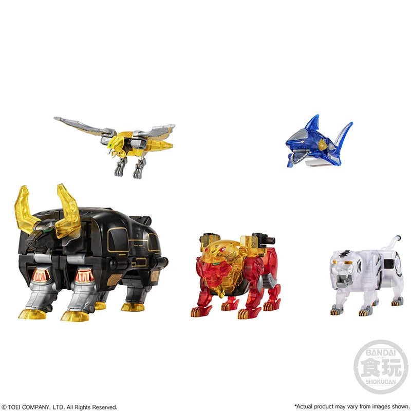 In Stock BANDAI SMP Hyakujuu Sentai Gaoranger GaoKing‌ Clear Color Ver. Anime Action Figures Assembly Model Collection Toy
