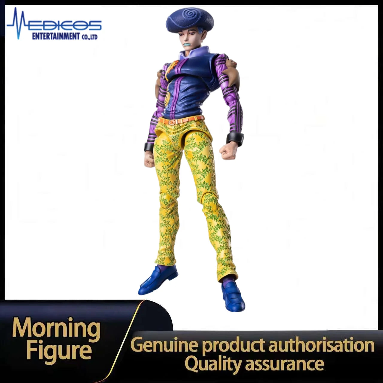 In Stock MEDICOS-E Super Action Statue JoJo's Bizarre Adventure Part 8 JoJolion Toulong Special Edition Action Figure Gift