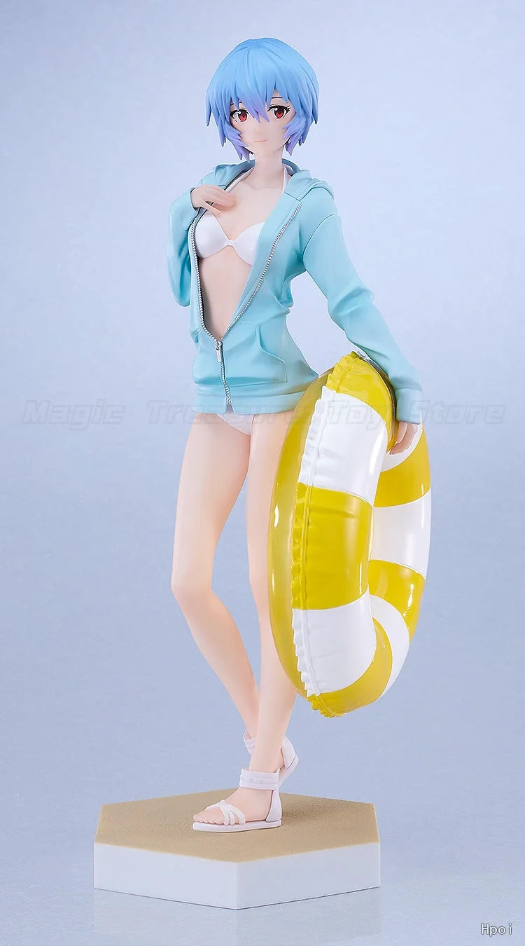 【In stock】Original GSC BEACH QUEENS PUP  S -EVA REI AYANAMI Figure Toys Gifts