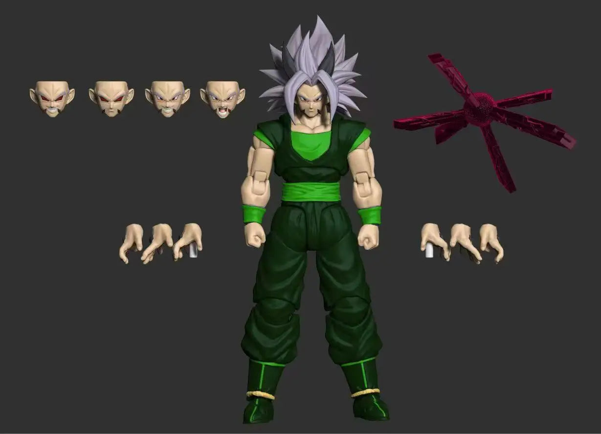 Black Hole Model Super Saiyan Super Five Goku White Hair Super Four Goku Black Hair Can Activity 1/12 SHF Dragon Ball Figure