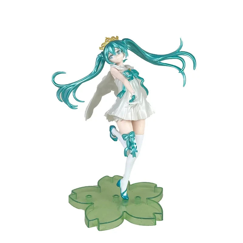 Kawaii girl PVC model, anime figurines, cute dolls, gift decorations, desktop small ornaments, car interior small ornaments