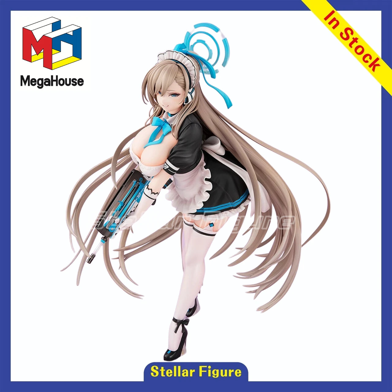【SF】In Stock MegaHouse Lucrea Blue Archive Asuna Ichinose 1/7 Scale Figures Model Collection Gift