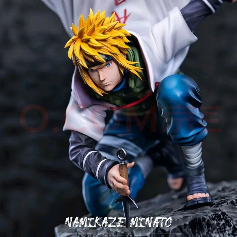 22 см Нова НАРУТО Аниме Фигурка Намиказе Минато Периферни Устройства Модел Сменяема Заглавна Статуя Настолни Украшения Подаръци за Рожден Ден Играчки