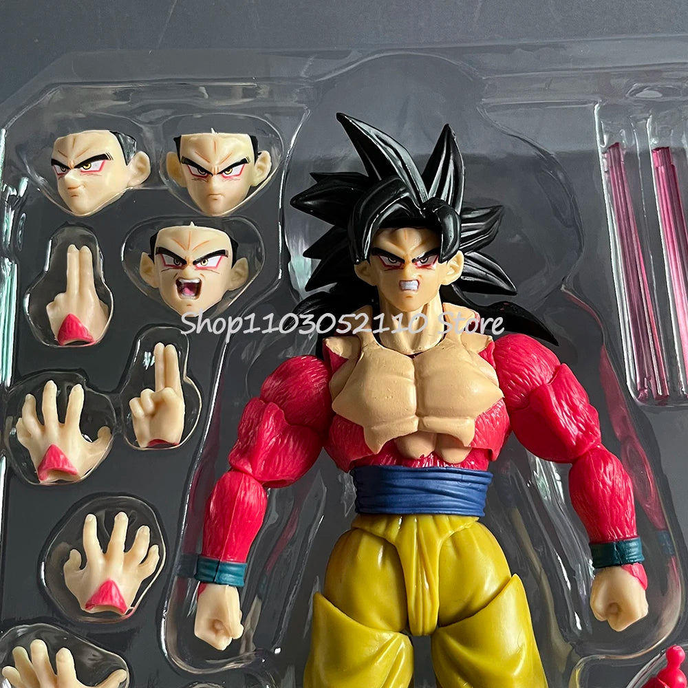Dragon Ball Z Son Goku Figure SHF S.H.Figuarts Ssj4 Super Saiyan 4 Untamed Power Action Figures Model Toys Birthday Gifts