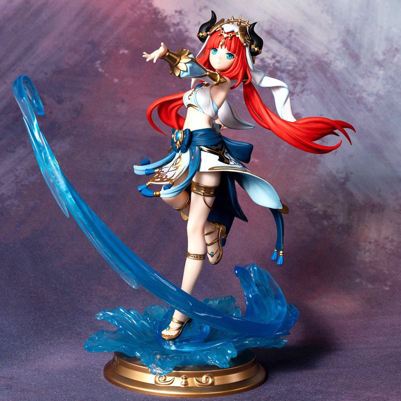 27CM Genshin Impact Cute Nilou Action Figure Game Anime Peripherals Desktop ornament Decor Model Statue Boy Collectible Toy Gift
