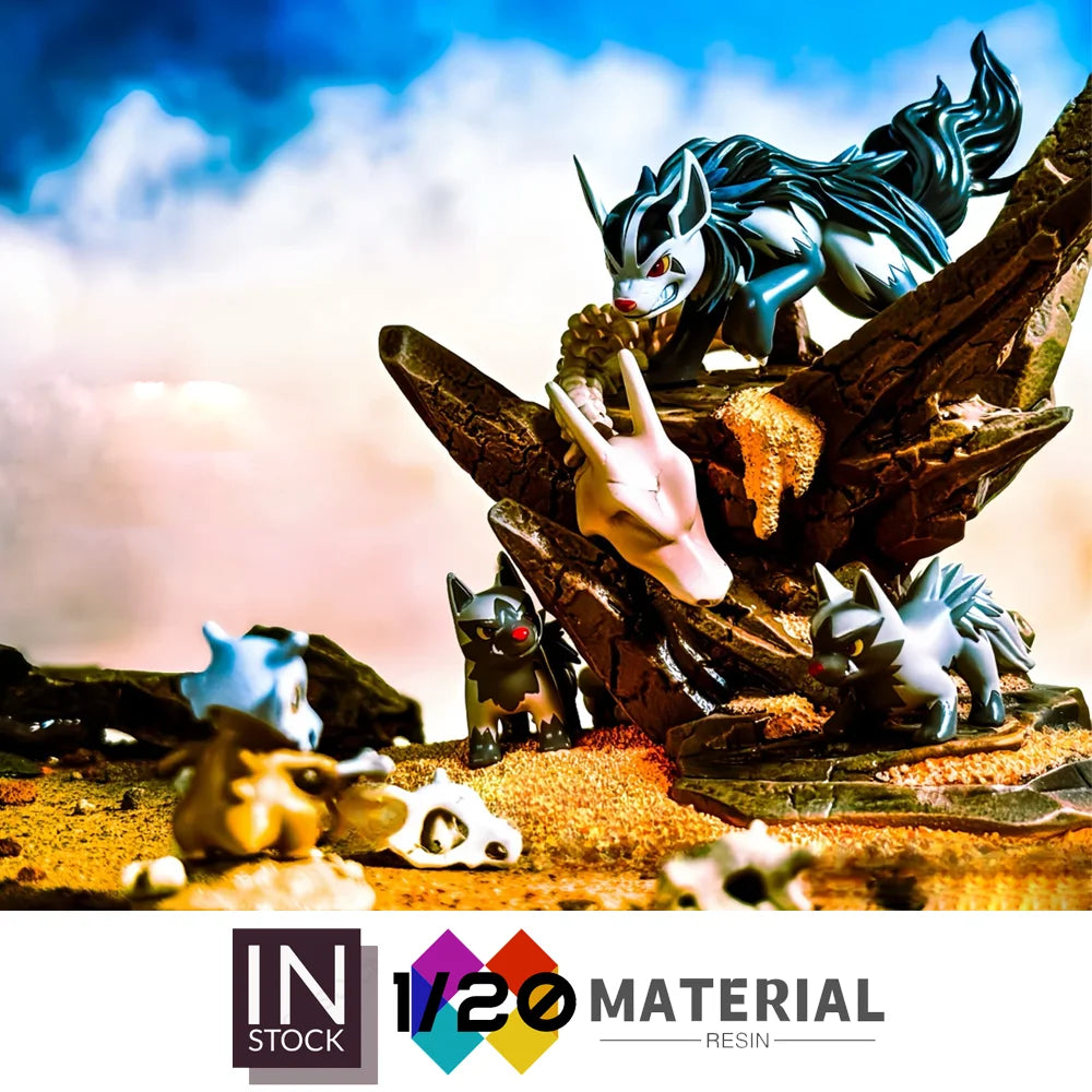 [In Stock]1/20 PVC Scale World [MINAMO] - Poochyena & Mightyena [Split RE-MENT]