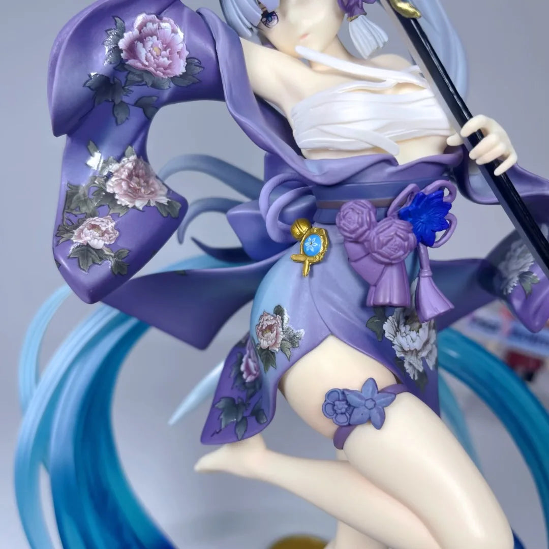 Genshin Impact Ayaka Anime Figure Sexy Girl Action Figures Kamisato Ayaka Clothing Removable Figurine Collection Doll Model Gift